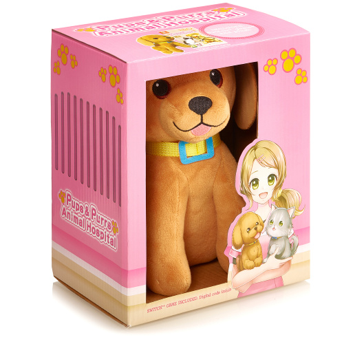 Игра Pups & Purrs Animal Hospital [Nintendo Switch, цифровой ключ] + мягкая игрушка (собака)